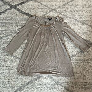 Lord & Taylor 3/4 Sleeve Womens Tee